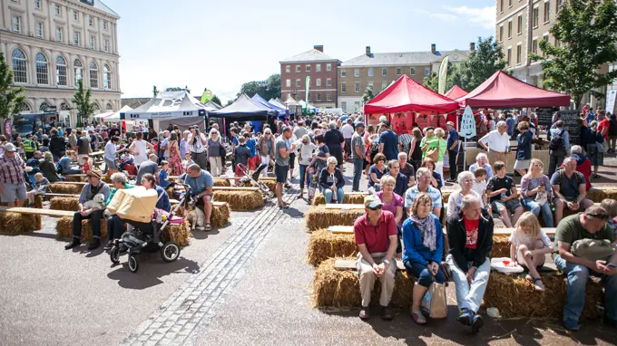 Farmers Market In Poundbury Dorset