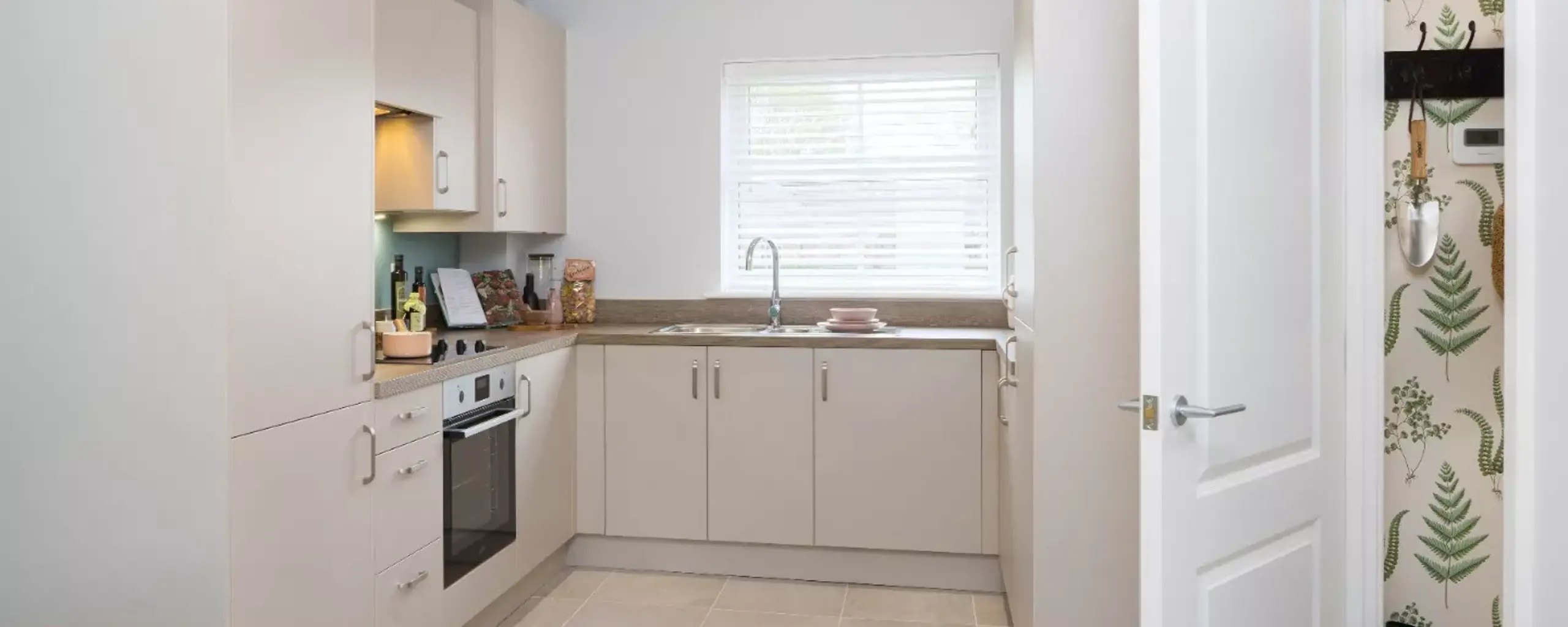 Wide Photo Of Kitchen